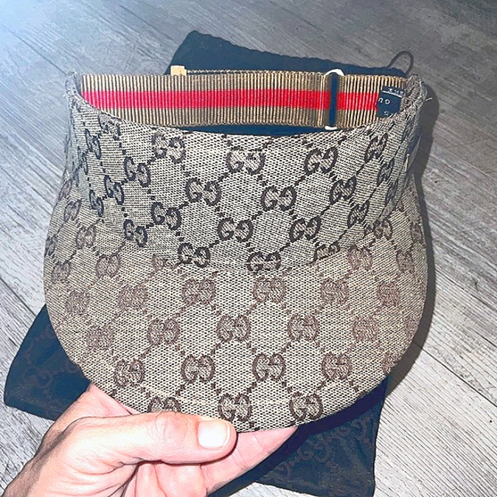 AUTHENTIC Vintage Gucci visor hat (unisex)